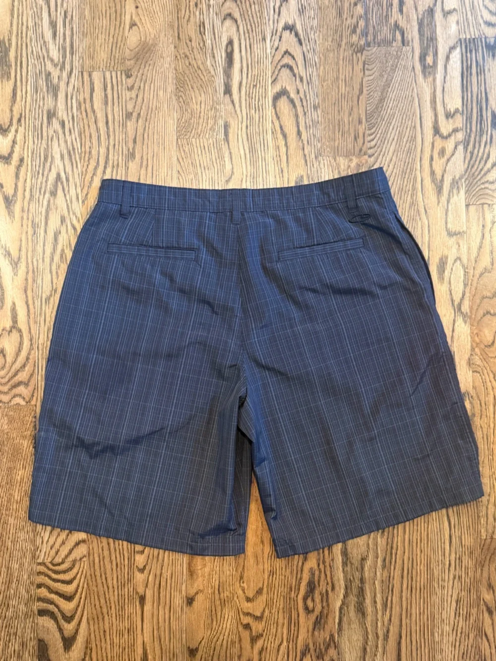 C9 by Champion Navy Plaid Flat-Front Performance Shorts